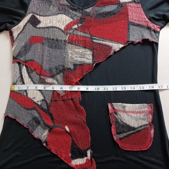 Goa Y2K Mesh Patchwork Overlay Mini Dress - Picture 13 of 16